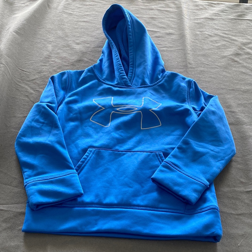 Boys blue under armour hoodie.